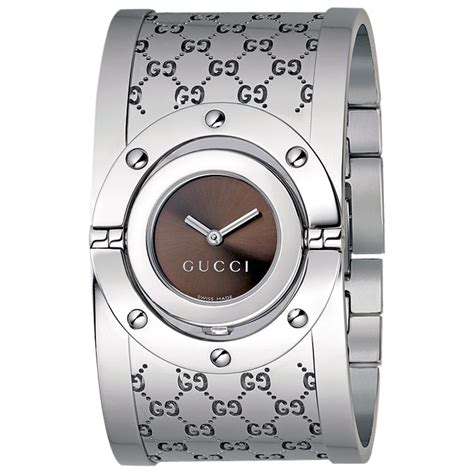 gucci twirl watch silver